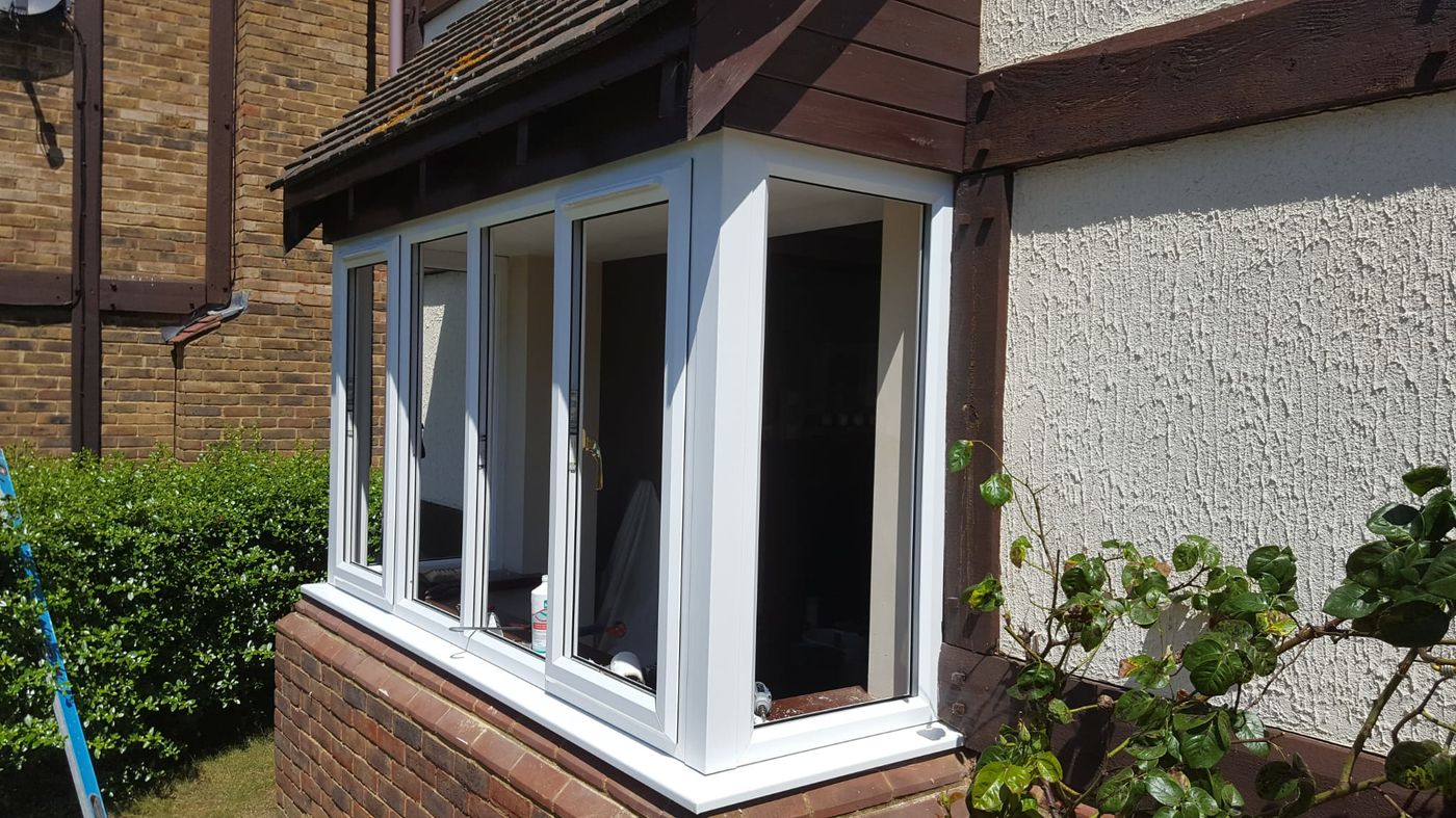 Home with new windows and composite front door