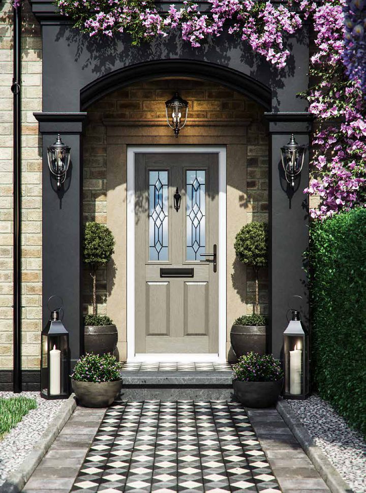 Composite front door